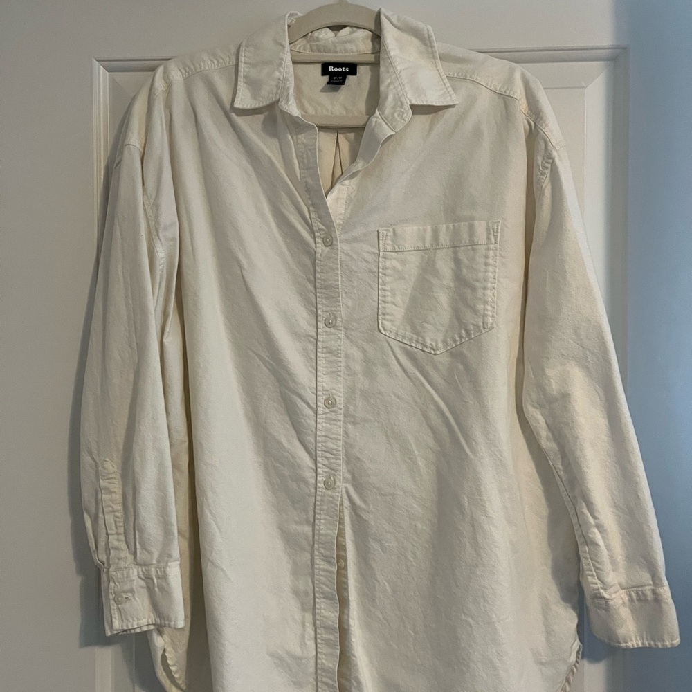 Roots Cream Button-Up Shirt